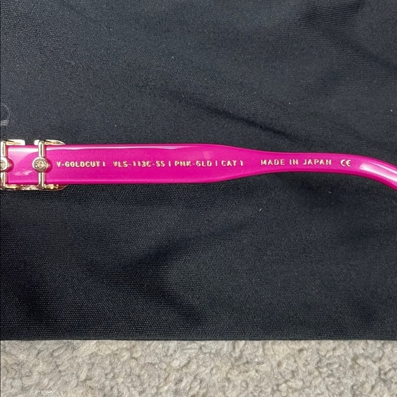 VALENTINO GARAVANI EYEWEAR V Logo Goldcut Cat Eye Sunglasses Pink Fuchsia main image 11